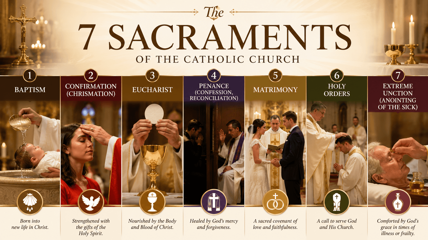 The 7 Sacraments (The Holy Mysteries)